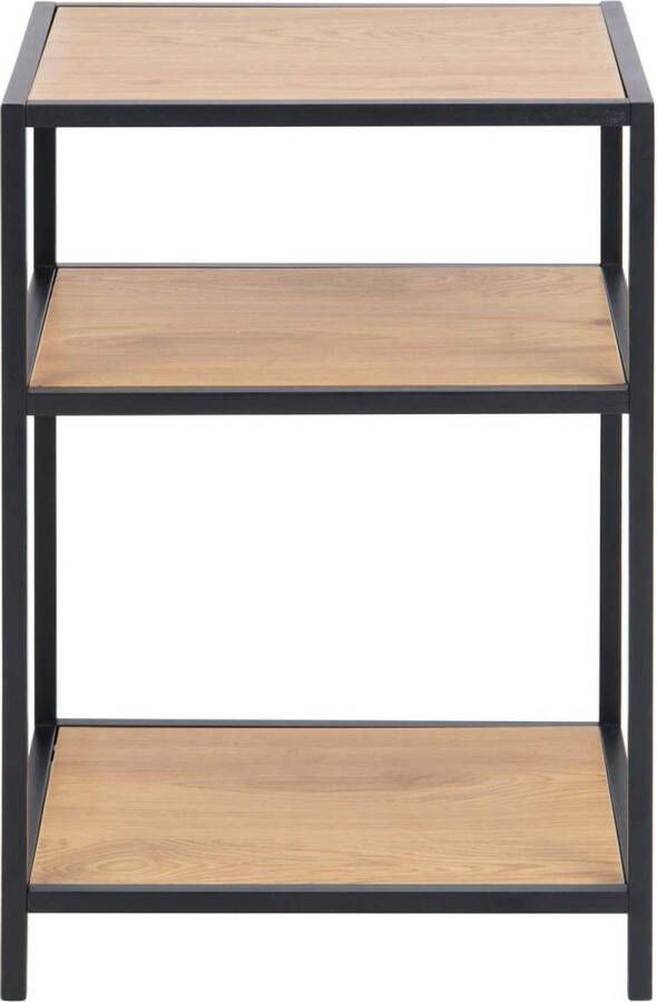 MOOS Meubelen-Online Honkytonk Nachtkastje bijzettafel wild eiken 35x42x63cm Industrieel - Foto 2