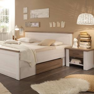Emob bed 180x200 Wit inclusief nachtkastjes
