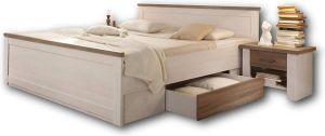 Emob bed 180x200 Wit inclusief nachtkastjes