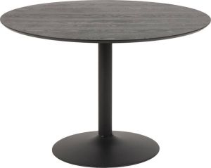 Emob Woonexpress Eettafel 110x110 Heeze Zwart MDF Zwart 74x110x110cm (hxbxd)