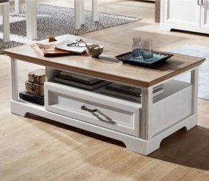 Emob Salontafel Wit 120x67x45 cm
