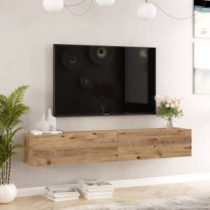 Emob TV Meubel Modern TV-meubel Gemelamineerd 180 Atlantic Pine 32cm