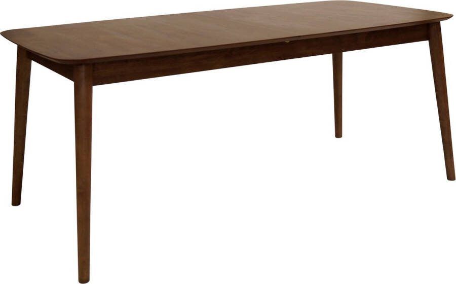 Sohome Uitschuifbare Eettafel Montreux Walnoot 180-219 x 90cm Bruin Hout
