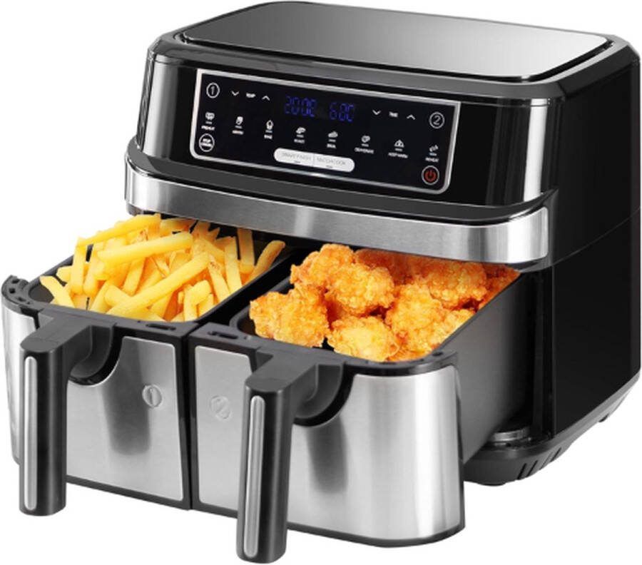 ‎Emphsism Dubbele Airfryer Deluxe Duo Airfryer XXL Dubbele Airfryer XXXL heteluchtoven Airfryer Oven