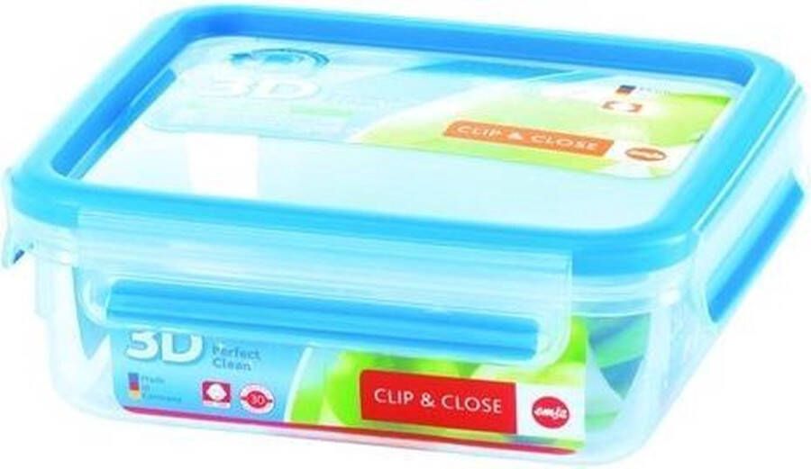 Emsa Clip & Close Bewaardoos Vierkant 085l 508536