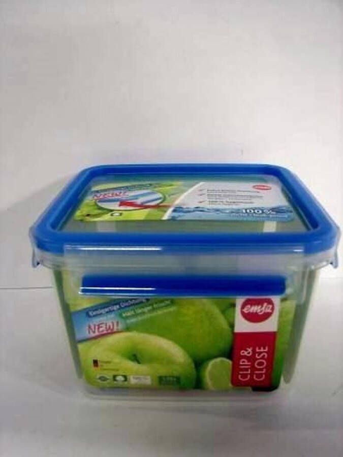 Emsa CLIP & CLOSE Bewaardoos Vierkant 1.75L 508537