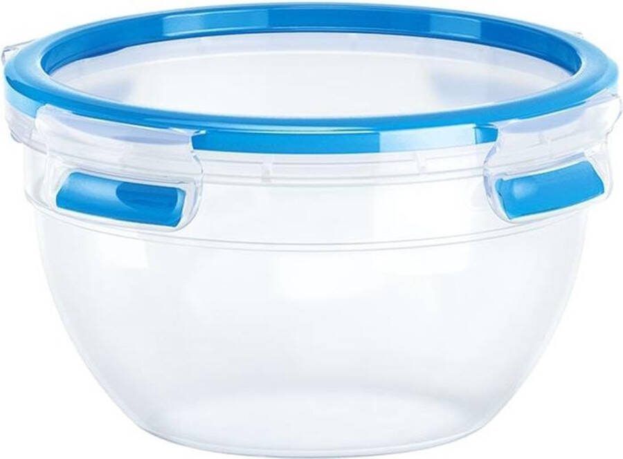 Emsa Clip & Close Vershouddoos Rond 1.1 l Blauw-Wit 1 stuk(s)