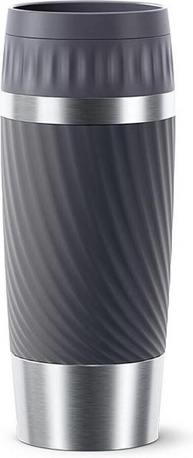 Tefal EMSA Travel mug Easy Twist Koffie accessoire Antraciet