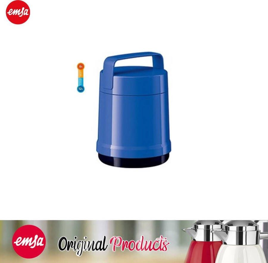 Emsa geïsoleerde voedselcontainer ROCKET 1 0 liter blauw