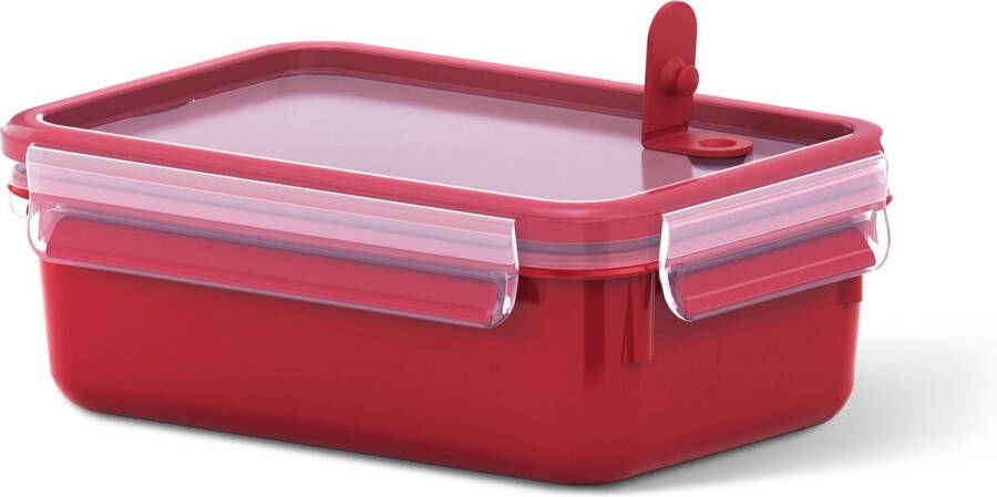 Emsa Microwave box CLIP & MICRO 1.0 liter rood