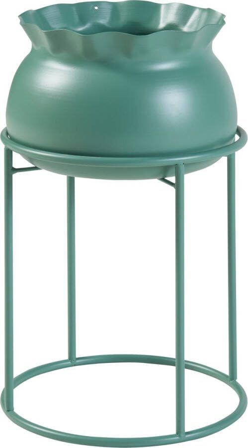 En.casa Plantenstandaard Assen 38x23 5 cm groen [ ]
