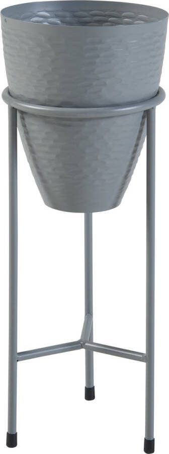 En.casa Plantenstandaard Asten 40 5x16 cm grijs [ ]