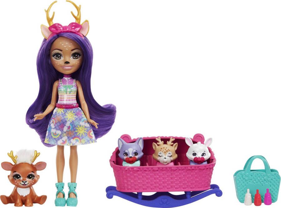 Mattel Enchantimals Baby s Beste Vriendjes Modepoppen Danessa Hert