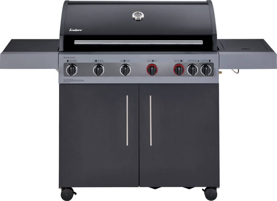 Enders Boston Black 6 KR Turbo Gas barbecue gasbbq Zwart 64 KG Grilloppervlak 94 × 43