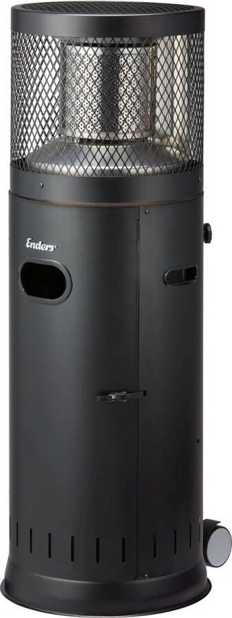 Enders Polo 2.0 Zwart Terrasverwarming Lounge heater 6 kW Met warmtereflector