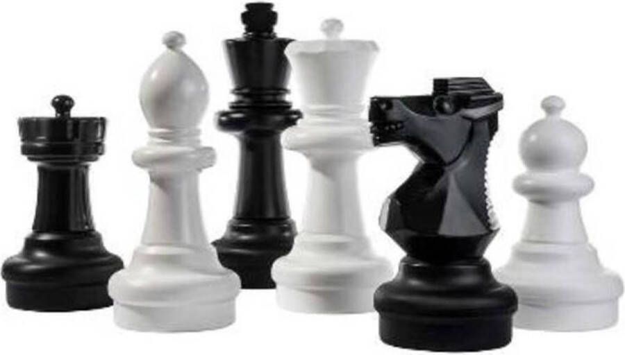 Rolly Toys schaakspel klein zwart wit 31 cm