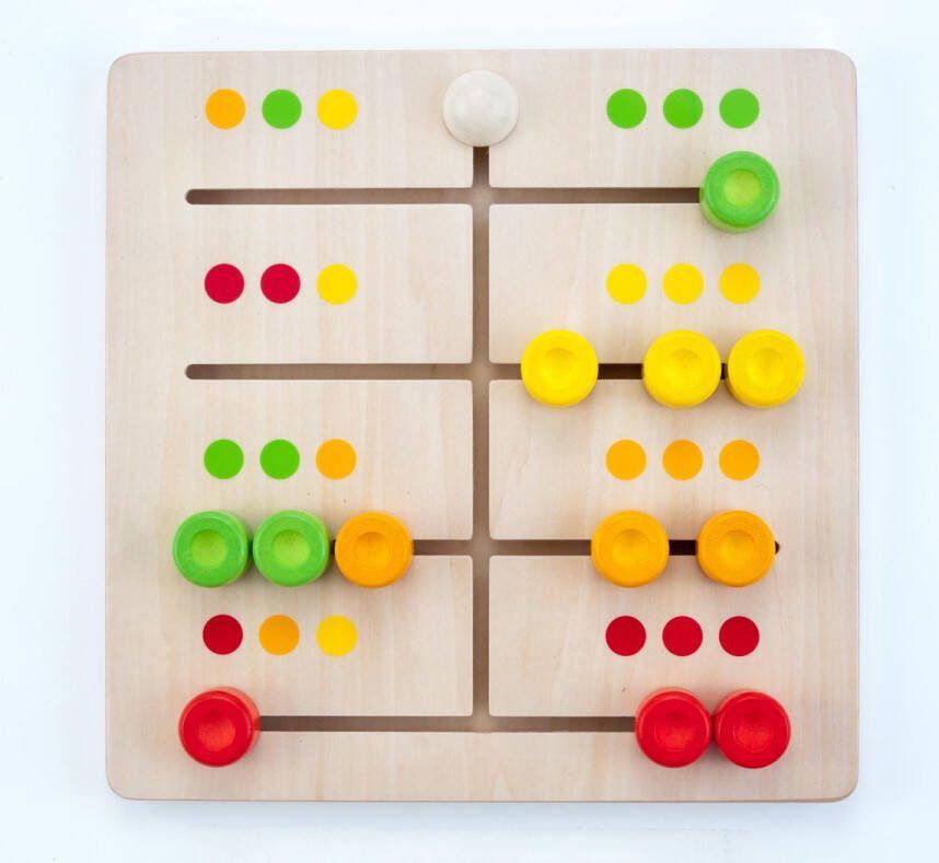 Engelhart Schuifpuzzel Telraam Junior 30 Cm Hout
