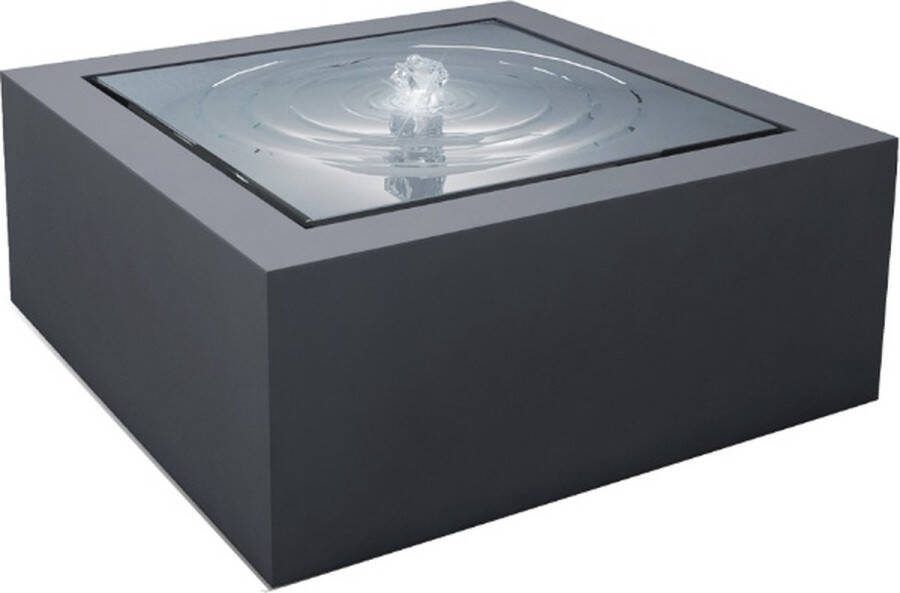 Enjoywater watertafel aluminium 100x100x40 cm antraciet