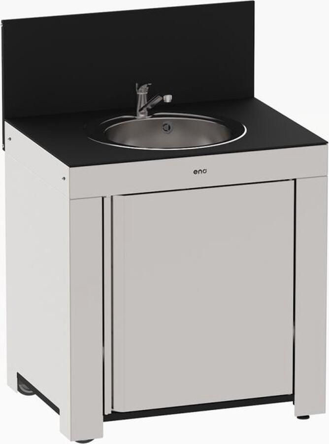 Eno Buitenkeuken Modulo met spoelbak Inox HPL 80 cm