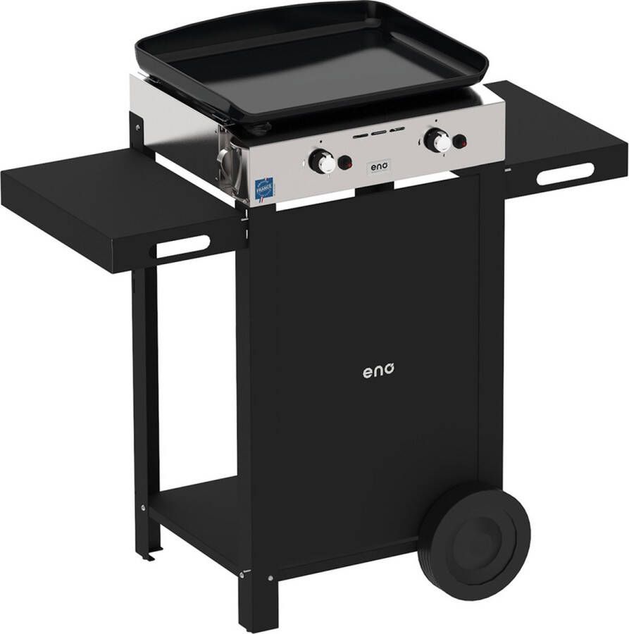 Eno INITIAL 50 GASBARBECUE PLANCHA + ROLTAFEL BAKPLAAT LEVENSLANGE GARANTIE 2 BRANDERS