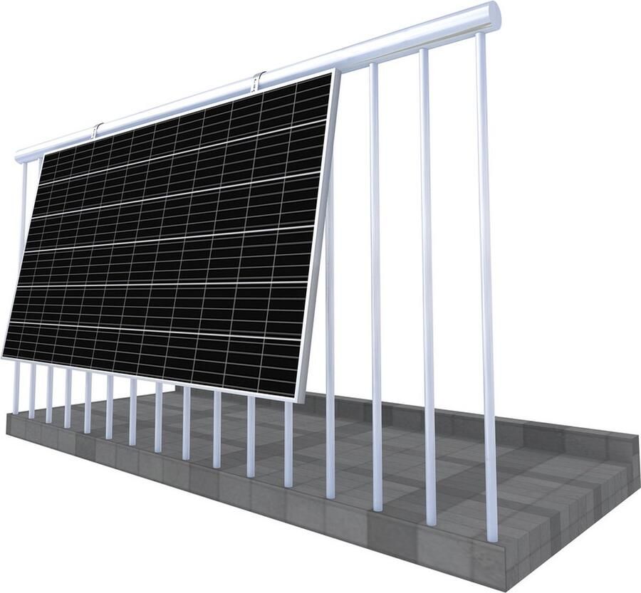 Enphase en JA solar Balkon zonnepaneel set 370Wp Zonnescherm Privacyscherm