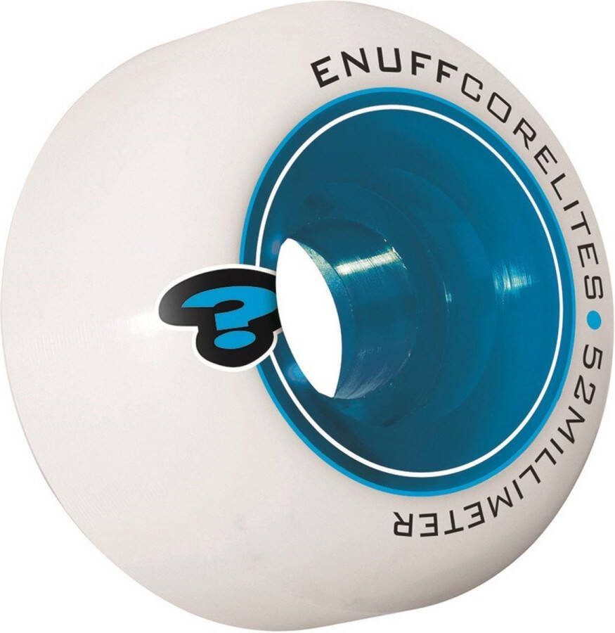 Enuff Corelites Skateboardwielen Blue 52x30 mm 101A Set van 4 stuks
