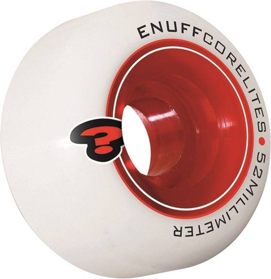 Enuff Skateboards Corelites wit-rood 52mm