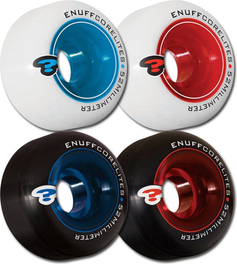 Enuff Skateboards Corelites zwart-blauw 52mm