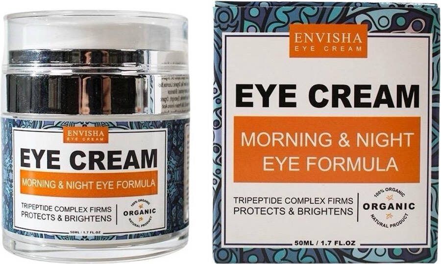 Envisha Eye Cream Diepe hydratatie Vermindering van donkere kringen Verstevigend en liftend Zachte Formule