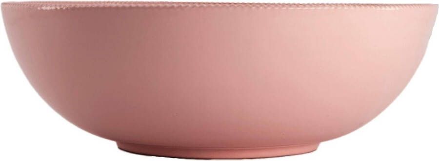 Enza Fasano Saladekom Pizzolato Dusty rose 28cm Saladekommen