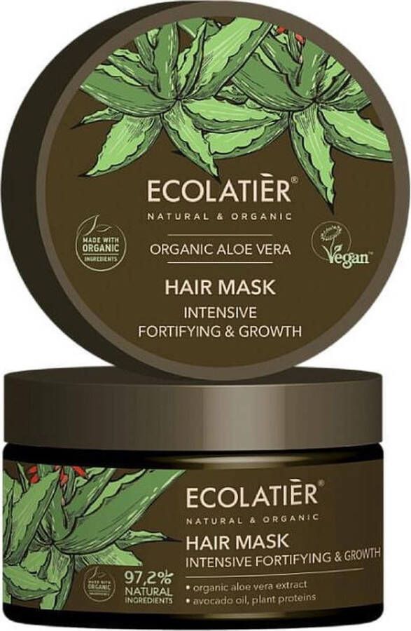 EO Lab Ecolatier Biologische ALOE VERA Haarmasker voor haar groei 250ml