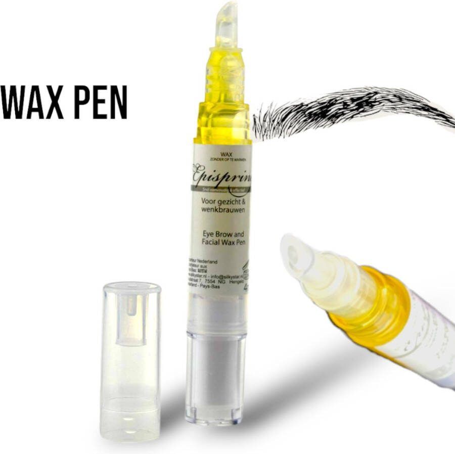 Epispring Wax Wenkbrauwen Wax pen Ontharinsapparaat Dames Gezichtsepilator Gezicht trimmer Ontharen Gezicht Ontharingsstrips