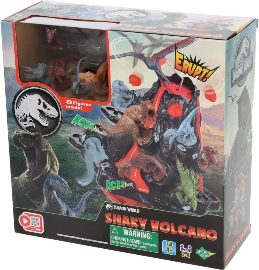 EPOCH Games Jurassic World Shaky Volcano- familie spel