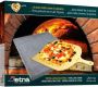 Eppicotispai ETNA Pizza set Grote pizzasteen & GRATIS pizzaschep 30 cm x 38 cm Echt Italiaanse pizzasteen Broodbaksteen BBQ pizzasteen Gemaakt van Lavasteen uit de Etna non-stick - Thumbnail 1
