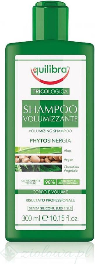Equilibra Tricologica Volume Shampoo 300 ml Volume Shampoo met Moisturiser Speciaal Voor Fijn en Breekbaar Haar