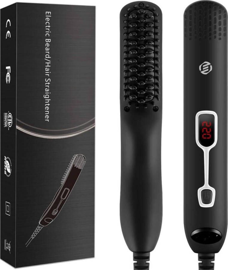 Equivera Baard Stijltang Baard Styler Baard Stijlborstel Baard Stijler Baardborstel Baard Borstel Must Have Voor Mannen