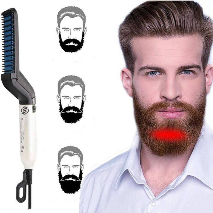 Equivera Baard Stijltang Baard Styler Baard Stijlborstel Baard Stijler Baardborstel Baard Borstel Must Have Voor Mannen