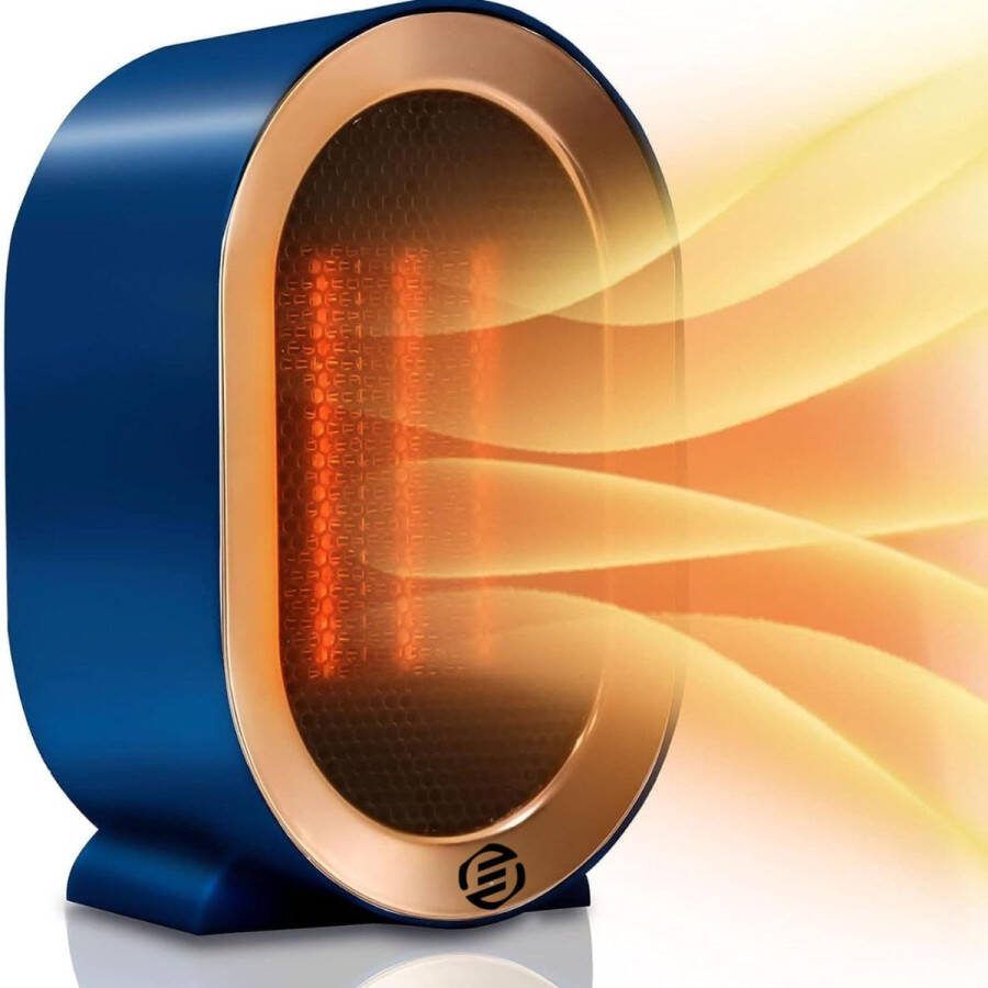 Equivera Elektrische Kachel Draagbare Verwarming Stille Verwarming Automatische Uitschakeling Instelbare Temperatuur