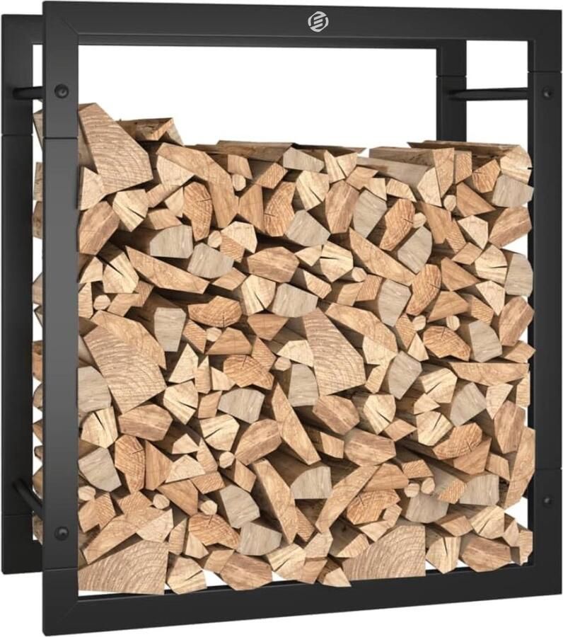 Equivera Haardhoutopslag 50 x 28 x 56 Houtopslag Haardhout Opslag Brandhoutrek Houtberging