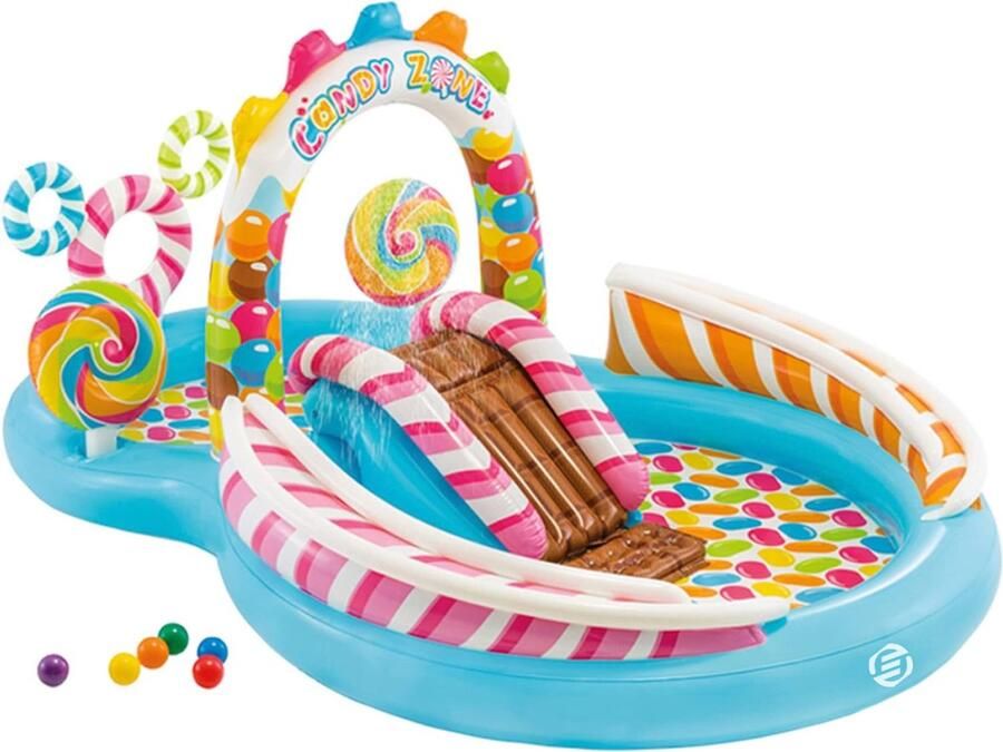 Equivera Kinderzwembad Met Glijbaan Kinderzwembad Speelzwembad Met Glijbaan Kinderzwembad Playcenter Kinder Zwembad Speelzwembad