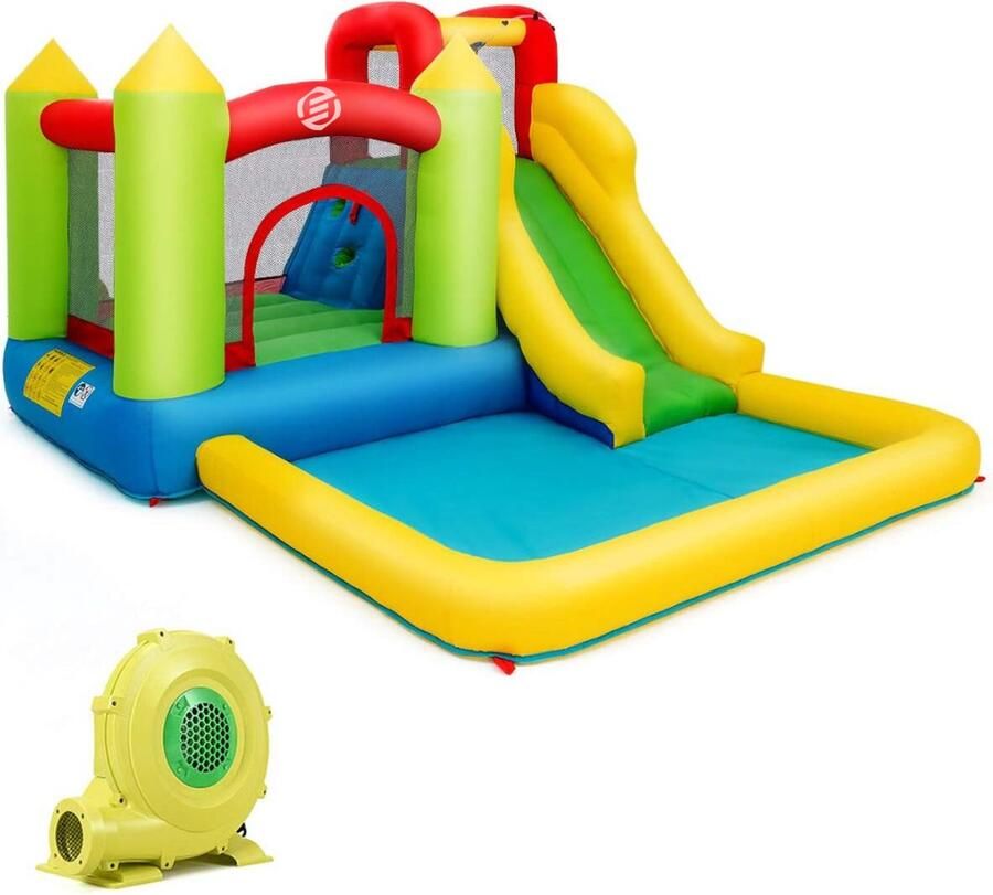 Equivera Kinderzwembad Met Glijbaan Kinderzwembad Speelzwembad Met Glijbaan Kinderzwembad Playcenter Kinder Zwembad Speelzwembad
