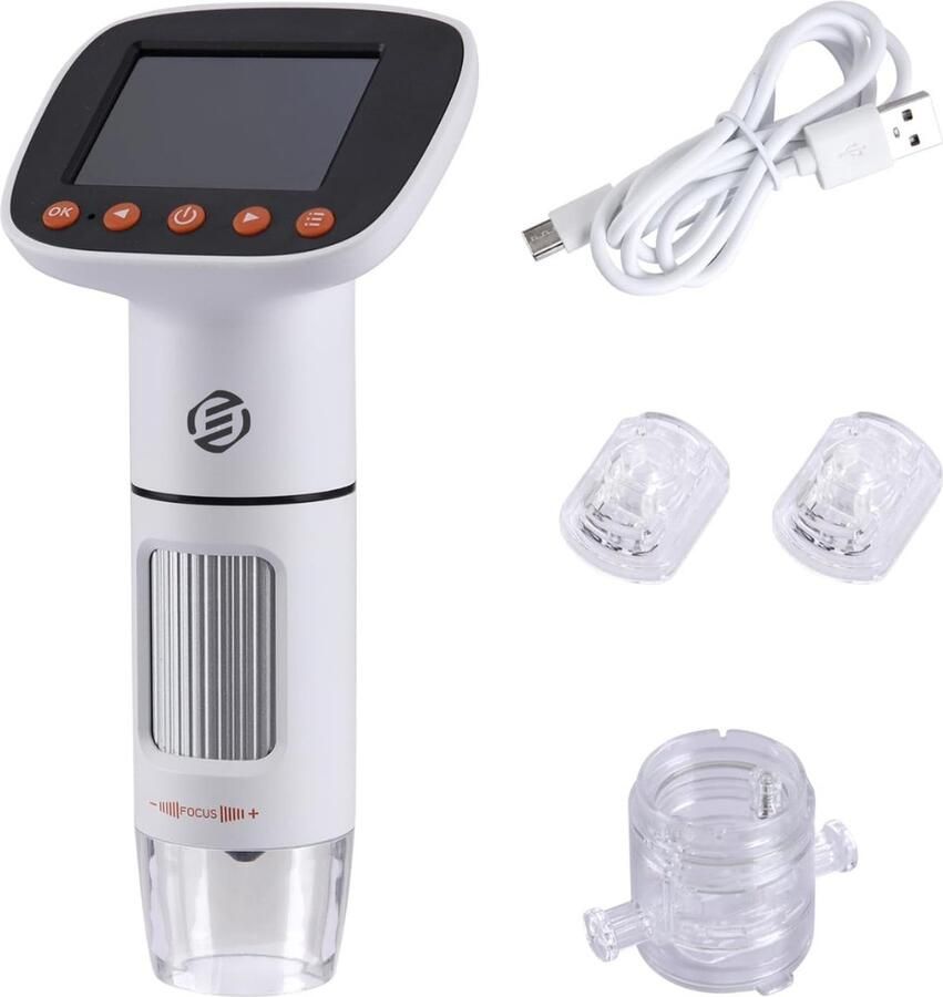 Equivera Miniscope Kinderen Microscoop Voor Kinderen Handmicroscoop Zakmicroscoop Educatief Speelgoed Montessori Speelgoed Fijne Motoriek