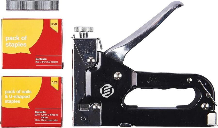 Equivera Nietpistool Tacker Niet Pistool Nietpistool Draadloos