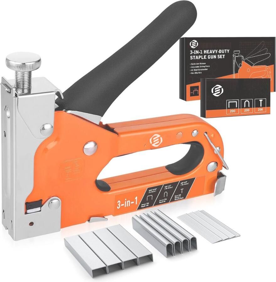 Equivera Nietpistool Tacker Niet Pistool Nietpistool Draadloos