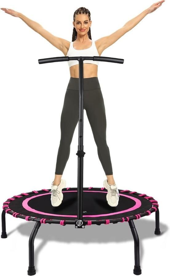 Equivera Rebounder Trampoline Rebouncer Mini Trampoline Rebounder Training Fitness Trampoline Indoor