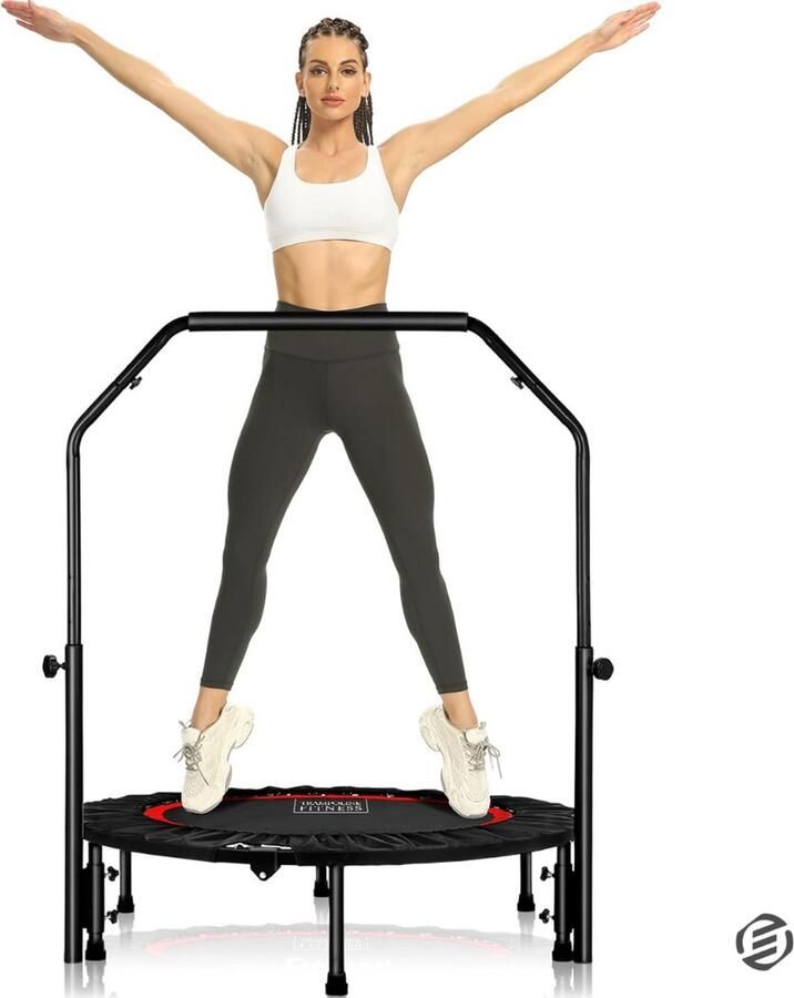 Equivera Rebounder Trampoline Rebouncer Mini Trampoline Rebounder Training Fitness Trampoline Indoor