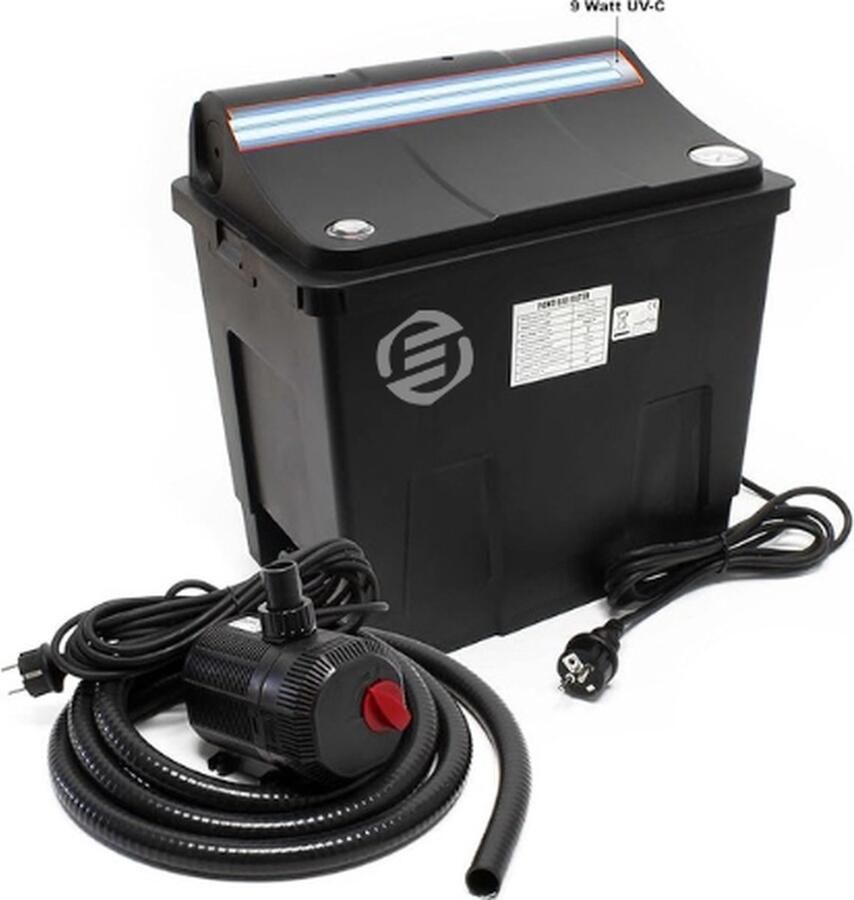 Equivera Vijverfilter Fontijnfilter Vijver Algenbestrijding UV Lamp Premium