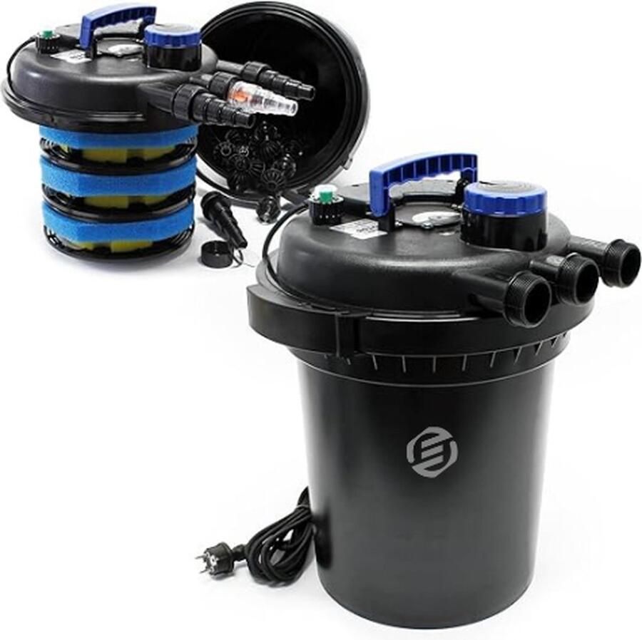 Equivera Vijverfilter Fontijnfilter Vijver Algenbestrijding UV Lamp Premium