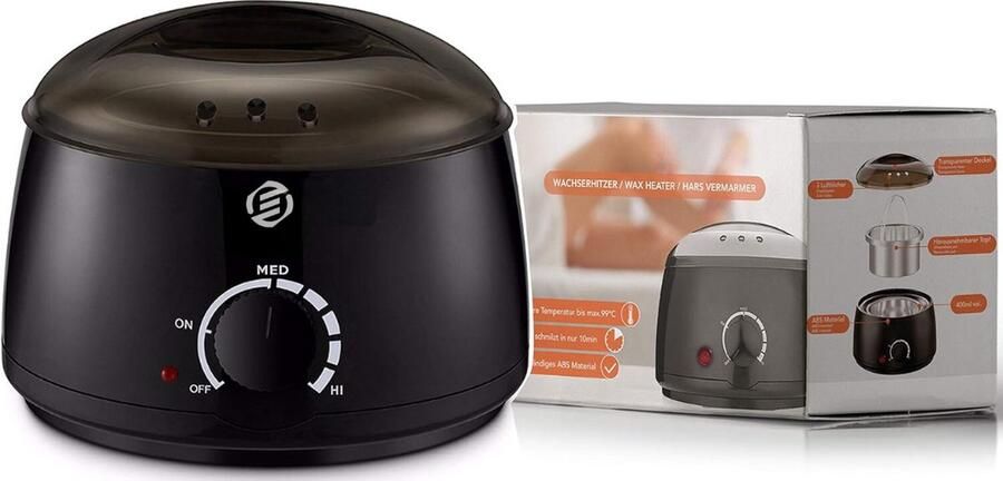 Equivera Wax Apparaat Ontharingsapparaat Geschikt voor Ontharen van het hele Lichaam Wax Set Wax Bonen Waxen