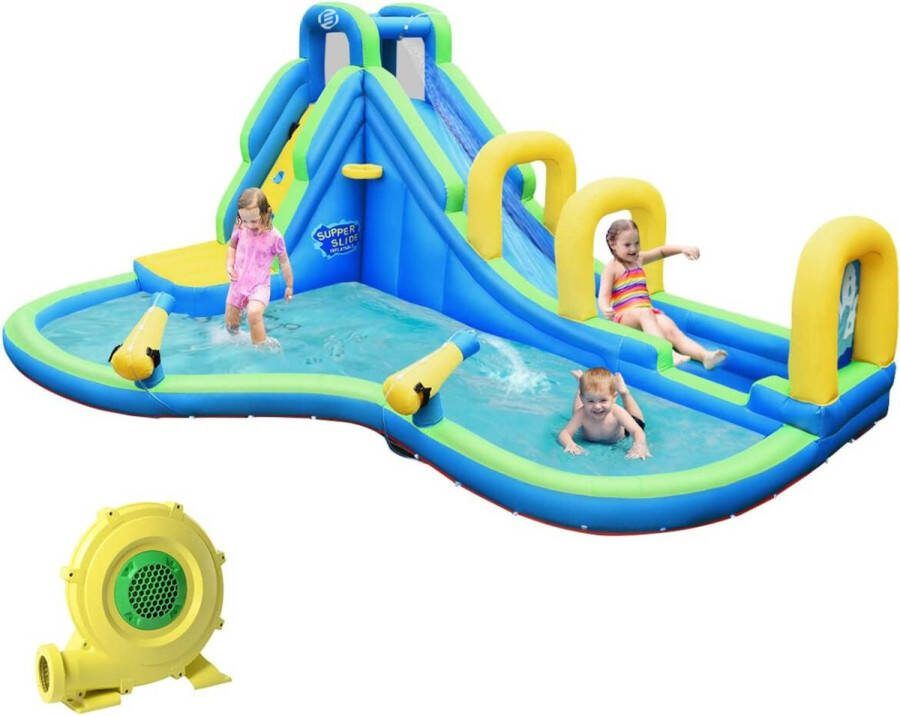 Equivera Kinderzwembad Met Glijbaan Kinderzwembad Speelzwembad Met Glijbaan Kinderzwembad Playcenter Kinder Zwembad Speelzwembad